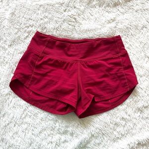 LOWEST PRICE Lululemon Size 2 Speed Up Short Athletic Shorts
